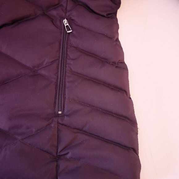 Calvin Klein Ladies Purple Puffy Full Zip Size Medium Coat - Picture 10 of 15